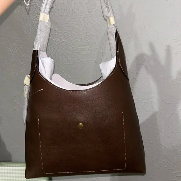 Coach Brooklyn Shoulder Bag 28 – Brass/Maple | NWT with Dust Bag - Picture 3 of 6